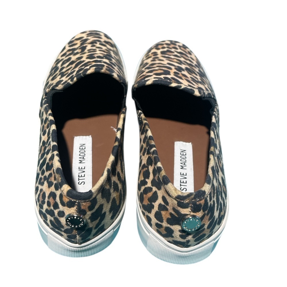Steve Madden Women's Safary Slip-on Sneakers Leopard - Picture 4 of 6